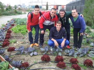 Alumnos de producción agroecológica